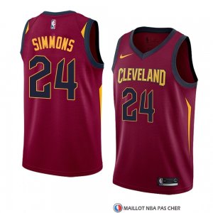 Maillot Cleveland Cavaliers Kobi Simmons Icon 2018 Rouge