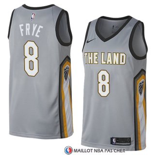 Maillot Cleveland Cavaliers Channing Frye Ville 2018 Gris