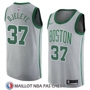 Maillot Boston Celtics Semi Ojeleye No 37 Ciudad 2018 Gris