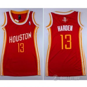 Maillot Femme de Harden Houston Rockets #13 Rouge