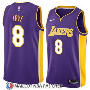 Maillot Los Angeles Lakers Channing Frye No 8 Statement 2018 Volet