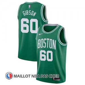 Maillot Boston Celtics Jonathan Gibson 60 Icon 2017-18 Vert