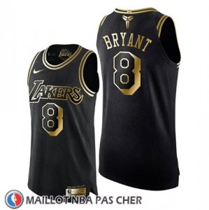 Maillot Los Angeles Lakers Kobe Bryant Gold Black Mamba Noir Or