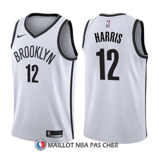 Maillot Brooklyn Nets Joe Harris Association 12 2017-18 Blanc