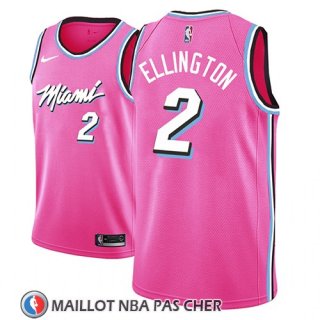 Maillot Miami Heat Wayne Ellington Earned 2018-19 Rosa