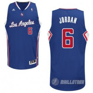 Maillot Bleue Jordan Los Angeles Clippers #6 Revolution 30