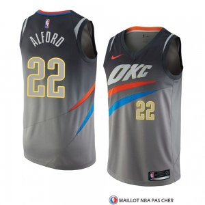 Maillot Oklahoma City Thunder Bryce Alford Ville 2018 Gris