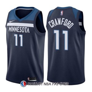 Maillot Minnesota Timberwolves Jamal Crawford Icon 11 2017-18 Bleu