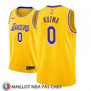 Maillot Los Angeles Lakers Kyle Kuzma No 0 Icon 2018 Or