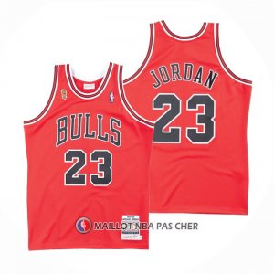 Maillot Chicago Bulls Michael Jordan NO 23 Mitchell & Ness 1995-96 Rouge