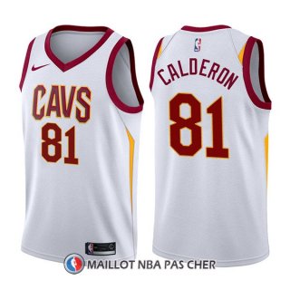 Maillot Cleveland Cavaliers Jose Calderon Association 81 2017-18 Blanc