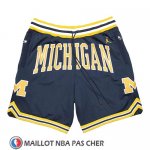 Short Air Jordan Just Don NCAA Michigan Bleu
