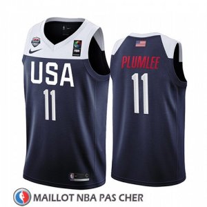 Maillot USA Mason Plumlee 2019 FIBA Basketball World Cup Bleu