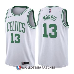 Maillot Boston Celtics Marcus Morris Association 13 2017-18 Blanc