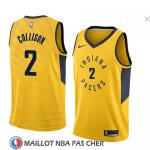 Maillot Indiana Pacers Darren Collison No 2 Statement 2018 Jaune
