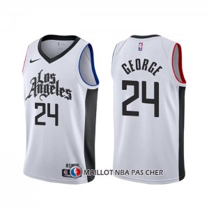 Maillot Los Angeles Clippers Paul George Ville Blanc