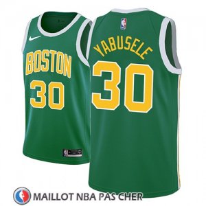 Maillot Boston Celtics Guerschon Yabusele Earned 2018-19 Vert