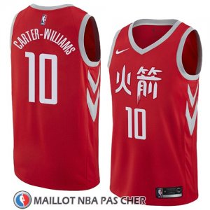 Maillot Houston Rockets Michael Carter-williams Ciudad 2018 Rouge