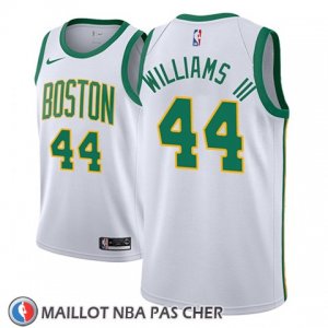 Maillot Boston Celtics Robert Williams Iii No 44 Ciudad 2018-19 Blanc