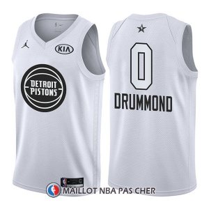 Maillot All Star 2018 Detroit Pistons Andre Drummond 0 Blanc