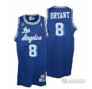 Maillot Los Angeles Lakers retro Bryant #8 Bleue
