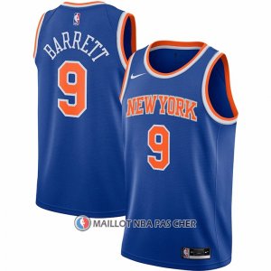 Maillot New York Knicks Rj Barrett NO 9 Icon Bleu