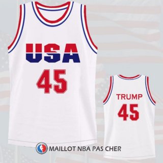 Maillot Trump Usa Nba 1992 Blanc