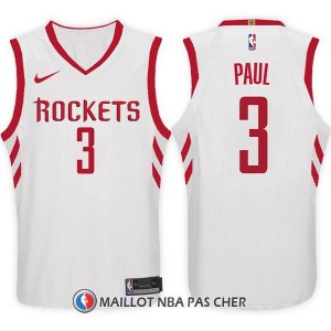 Maillot Houston Rockets Paul 3 Blanc