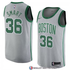 Maillot Boston Celtics Marcus Smart Ville 2018 Gris
