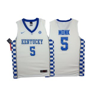 Maillot Kentucky Wildcats Monk 0 Blanc