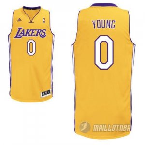Maillot Orangee Young Los Angeles Lakers Revolution 30