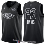Maillot All Star 2018 New Orleans Pelicans Anthony Davis 23 Noir