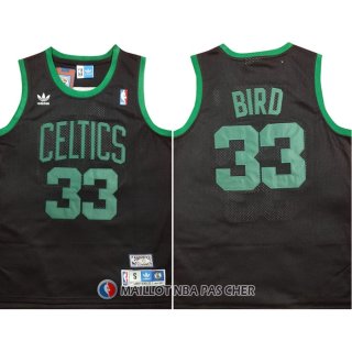 Maillot Boston Celtics Larry Bird NO 33 Noir