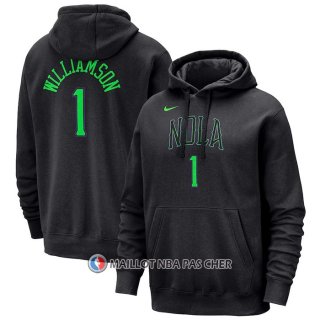 Veste a Capuche New Orleans Pelicans Zion Williamson Ville 2023-24 Noir