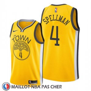 Maillot Golden State Warriors Omari Spellman Earned Jaune