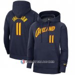 Veste a Capuche Golden State Warriors Klay Thompson Ville 2020-21 Bleu