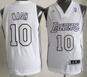 Maillot Nash Los Angeles Lakers #10 Blanc