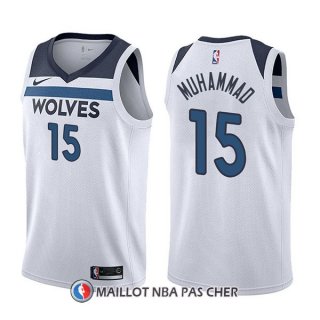 Maillot Minnesota Timberwolves Shabazz Muhammad Association 15 2017-18 Blanc