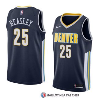 Maillot Denver Nuggets Malik Beasley Icon 2018 Bleu
