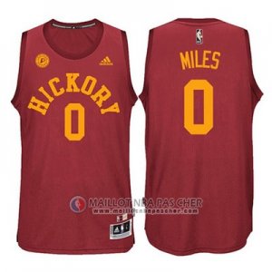 Maillot Hickory Pacers Miles #0 Rouge