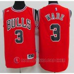Maillot Chicago Bulls Wade 3# Rouge