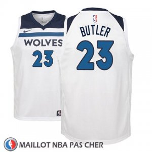 Maillot Enfant Minnesota Timberwolves Jimmy Butler No 23 2017-18 Blanc