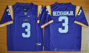 Maillot NCAA Odell Beckham Jr. Purpura