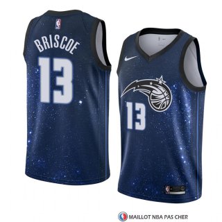 Maillot Orlando Magic Isaiah Briscoe Ville 2018 Bleu
