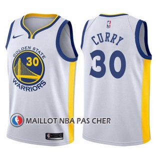 Maillot Enfant State Golden State Warriors Stephen Curry Blanc