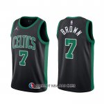 Maillot Boston Celtics Jaylen Brown Statement 2020-21 Noir