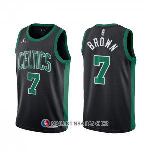 Maillot Boston Celtics Jaylen Brown Statement 2020-21 Noir