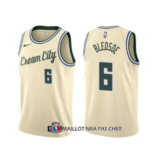 Maillot Milwaukee Bucks Eric Bledsoe Ville 2019-20 Crema