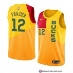 Maillot Milwaukee Bucks Tim Frazier Ville 2018-19 Jaune
