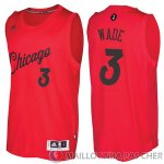 Maillot Wade Chicago Bulls Noel #3 Rouge